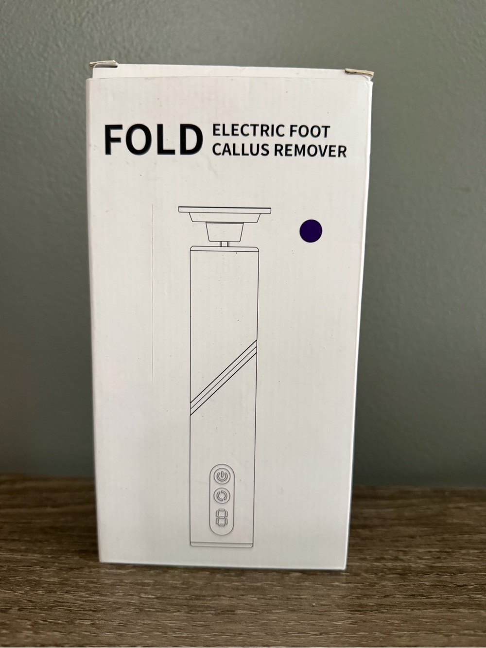 FOLD Electric Foot Callus Remover - White
